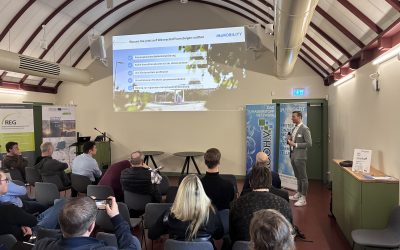 Infoveranstaltung H2CE und „HyCapital“ in der Aula des KreativWerkR6 in Hennigsdorf