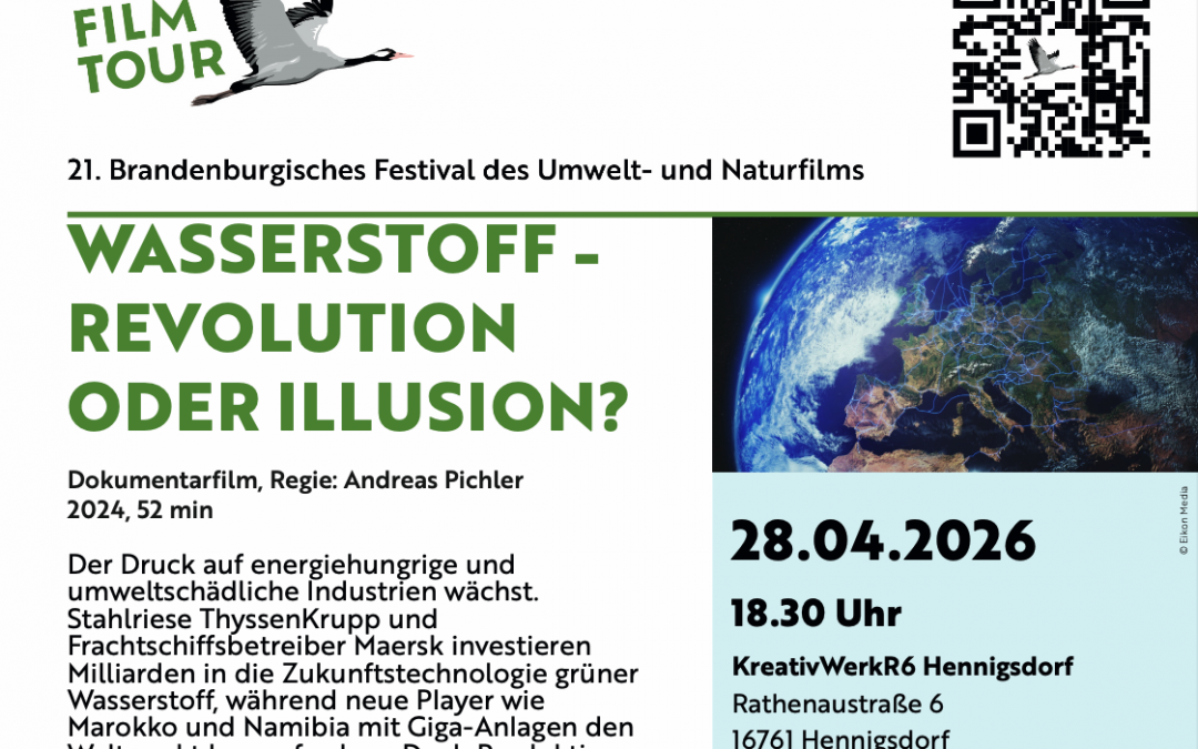 Filmvorführung „Wasserstoff – Revolution oder Illusion?“ und anschließendes Publikumsgespräch