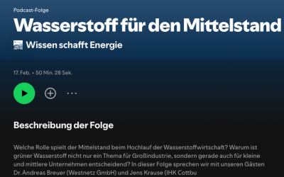 Podcast – mit Dr. Andreas Breuer (Westnetz GmbH) und Jens Krause (IHK Cottbus)