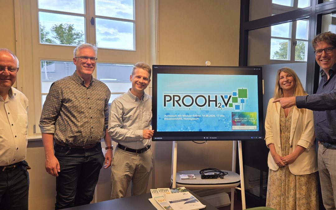 Michael Kellner (MdB) zu Besuch bei PROOH2V e.V.