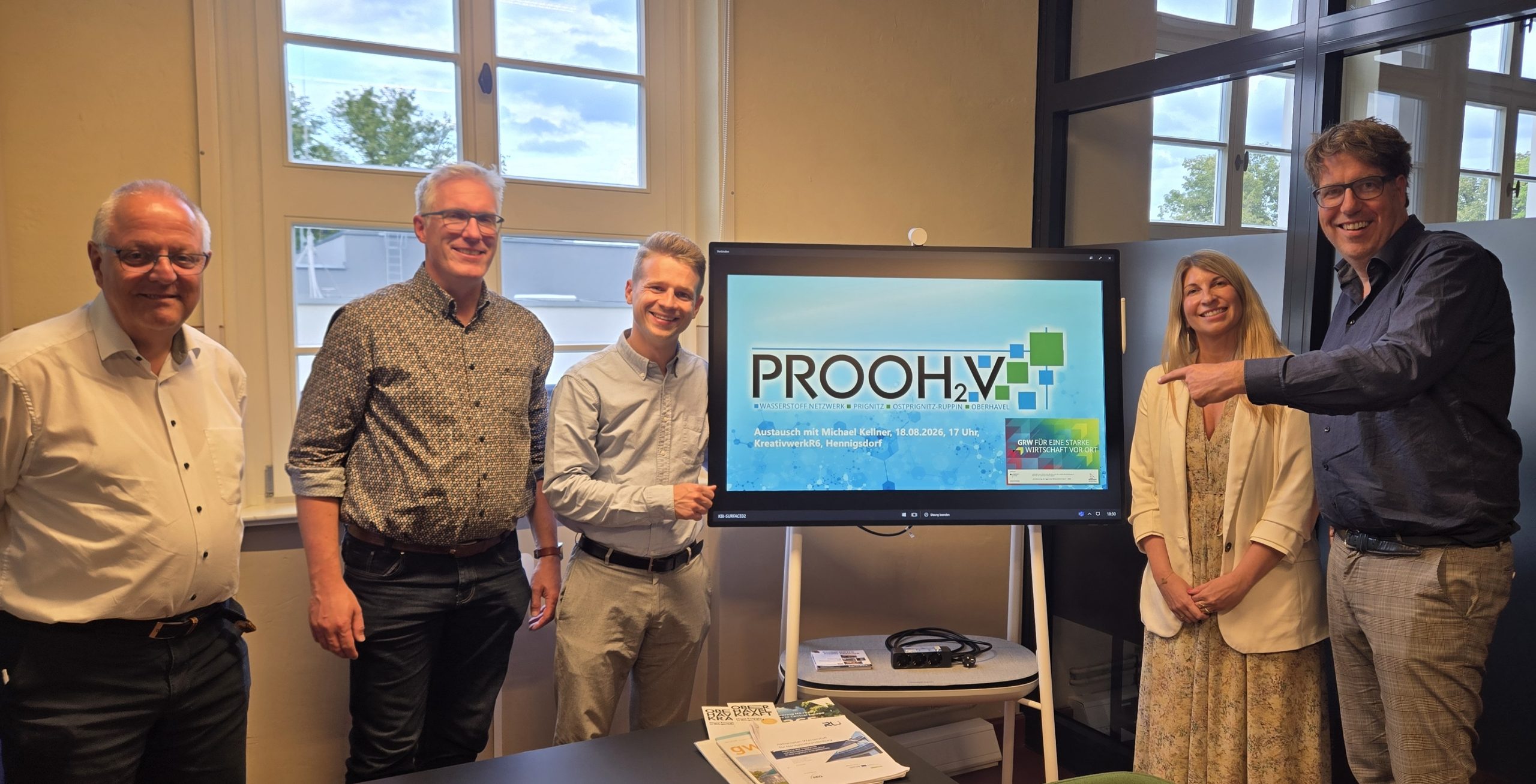 Michael Kellner (MdB) zu Besuch bei PROOH2V e.V.