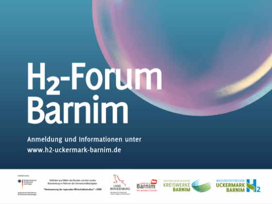 Wasserstoffregion Uckermark-Barnim lädt zum ersten H2-Forum Barnim ein
